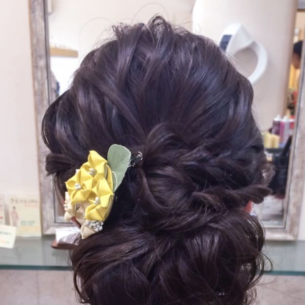 hair coucouお客様アレンジ