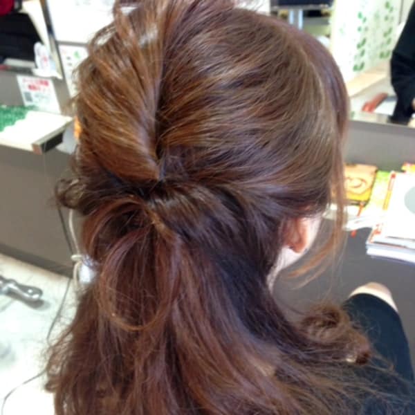 ハーフアップ|Happiness