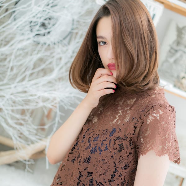 リラクシーな艶ミディ