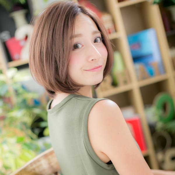 飽きない!シンプルボブ