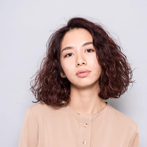 【merci】ウェーブ ボブ