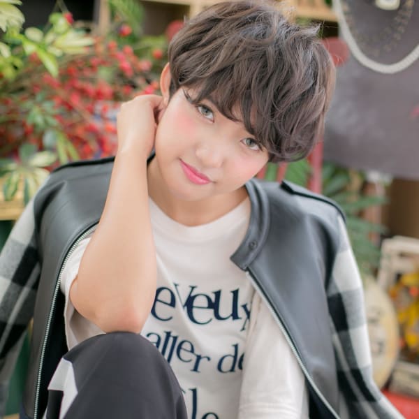 暗髪★ボーイッシュショート