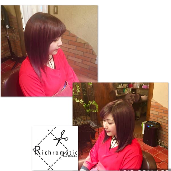ピンクラベンダーカラー|Richromatic hair studio