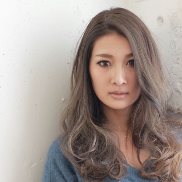 Lino×グラデグレージュロング