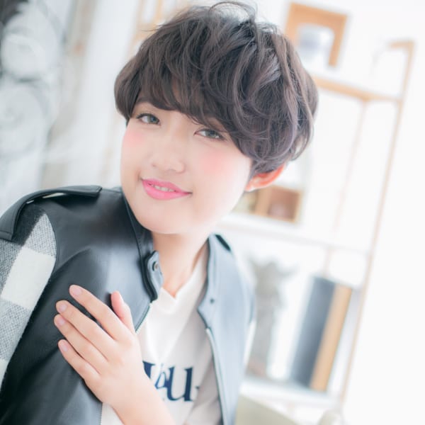 暗髪★ボーイッシュショート
