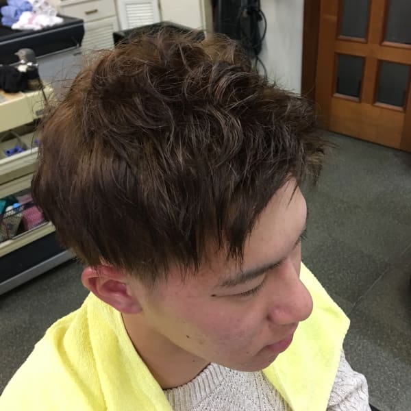 緩めスパイラル＆ヘアカラー|ヘアーサロン タム