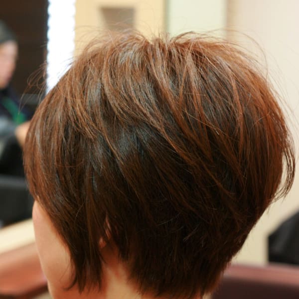 ドライカットで絶壁補正 後ろフンワリBOBスタイル