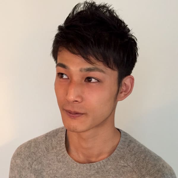 【お客様スタイル】大人男子の2ブロックパーマスタイル