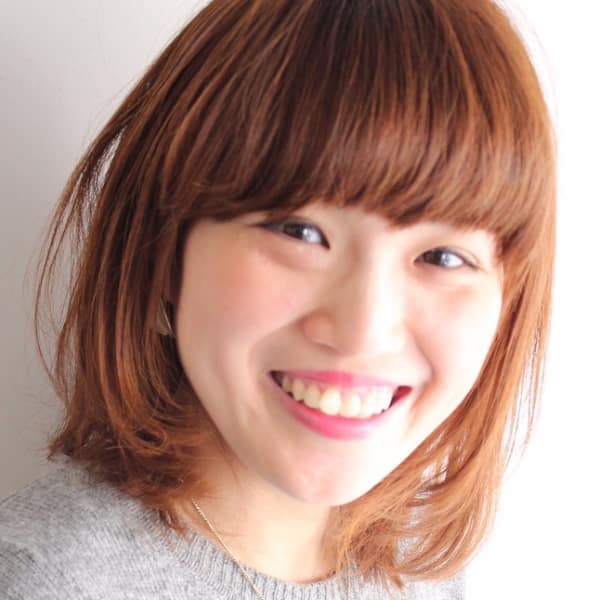 【お客様スタイル】つやつや☆小顔ロブ