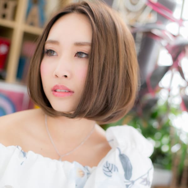 都会派レディのハンサムボブ