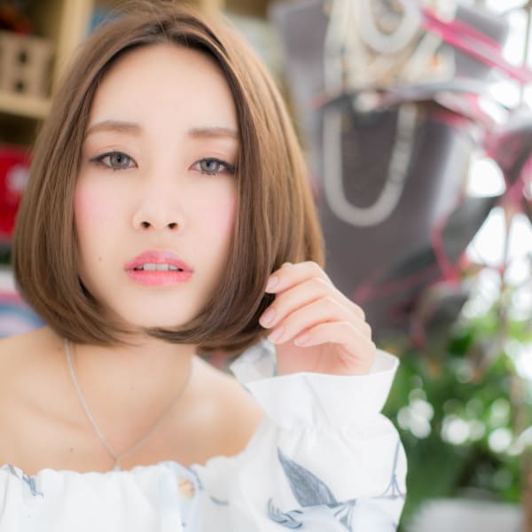 都会派レディのハンサムボブ