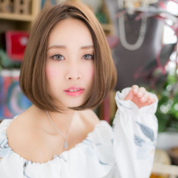 都会派レディのハンサムボブ