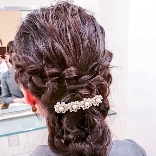 普段アレンジにも◎ダウンスタイル