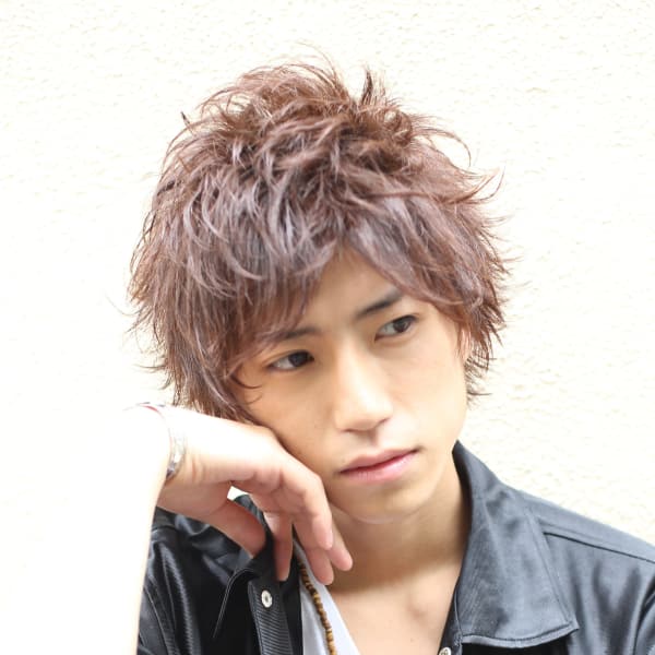 メンズのオススメ順 エレガント ウルフの髪型 ヘアスタイル 楽天ビューティ