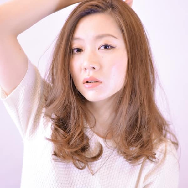 ワンレンクールセミディボブ