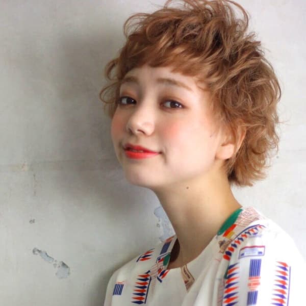 ショートバングカーリースタイル|plecooze hair oasis