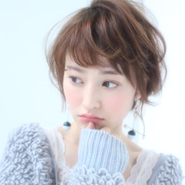 パーソナルカラー☆彡タンバルモリ束感ショート