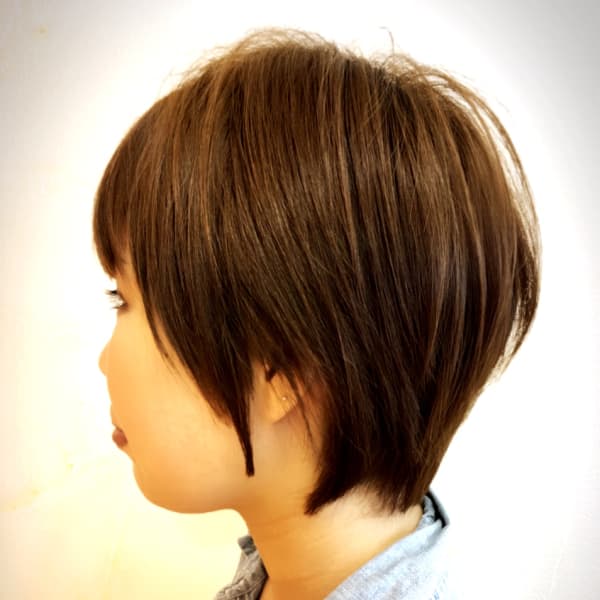 【小顔ショート】大人カワイイどこからみてもステキなシルエット|WHISP nature