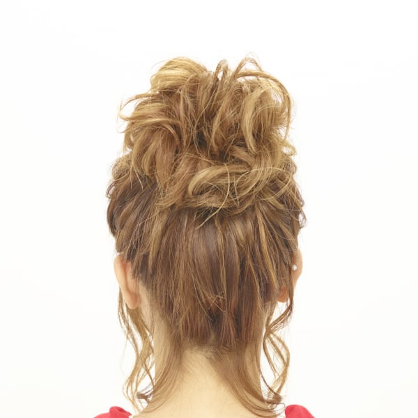 【Bormee】ガーリーお団子ヘアー☆|Bor mee 吉祥寺美容室