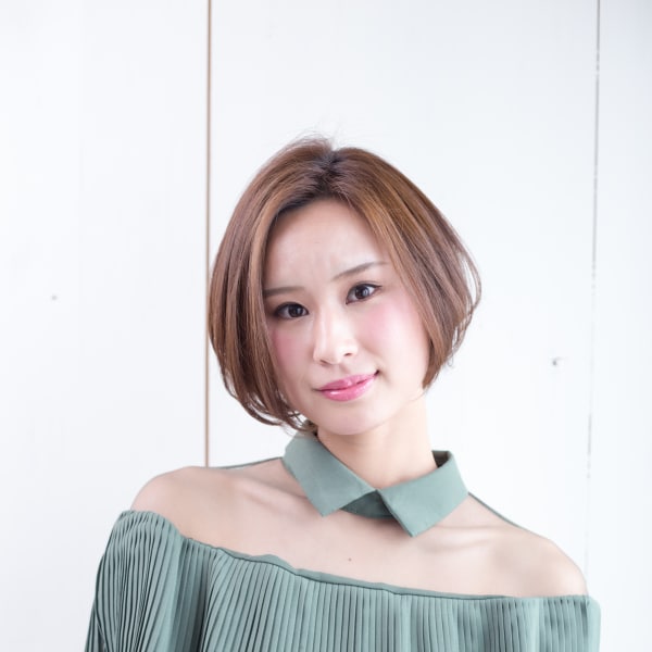 前下がりショートボブ