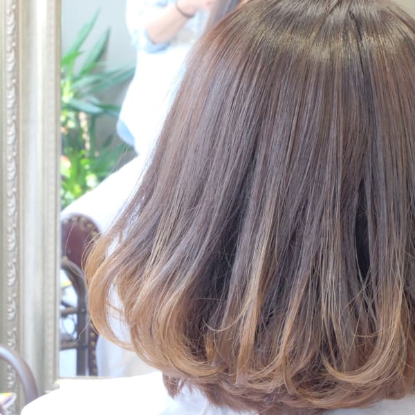グラデーションカラー　ボブ☆|hair atelier ANELLO