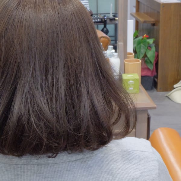 ナチュラルアッシュ　ボブ|hair atelier ANELLO