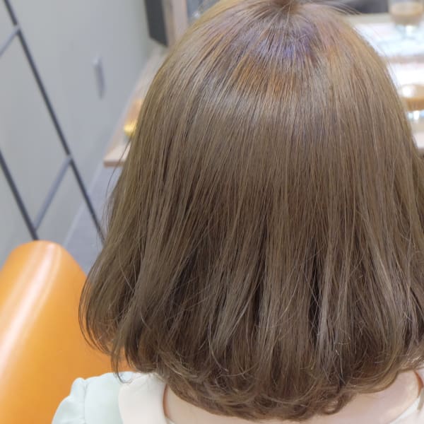 ブルーアッシュ　ボブ|hair atelier ANELLO