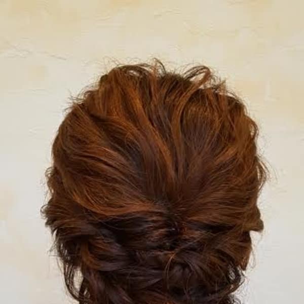 着物や浴衣にもあうアップスタイル