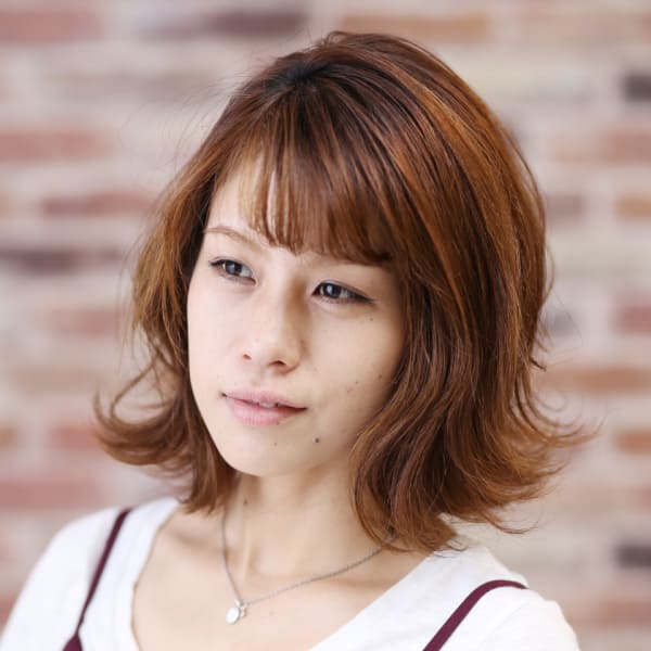 外はねルーズロングボブ