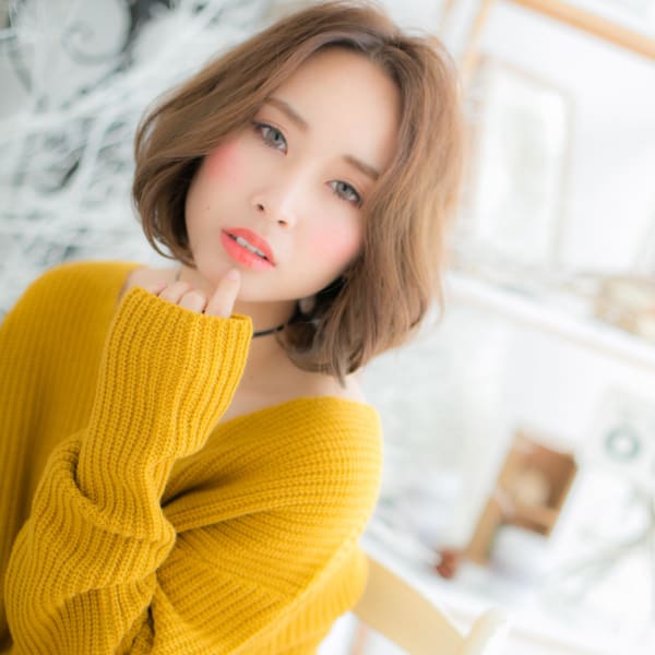 ハーフ顔になれる♪ミルクティミディ