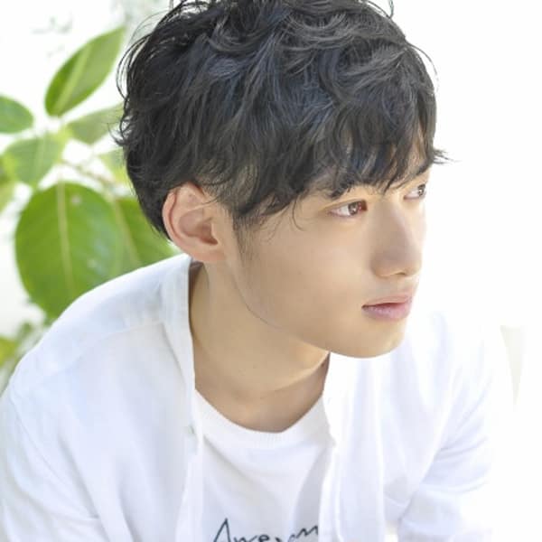 【kivi】ツーブロックエアリーパーマ