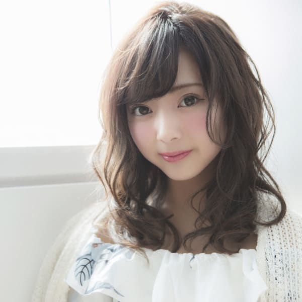 【Euphoria銀座本店】大人フリンジバング×グレージュ