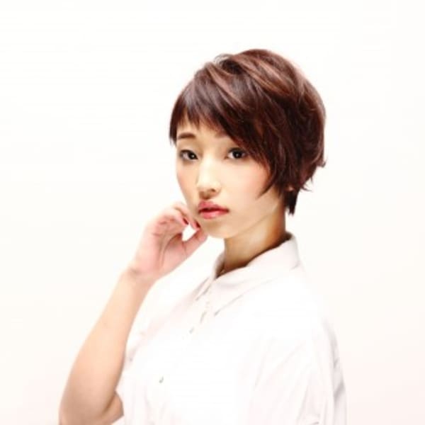 ショートバング×ショートボブ