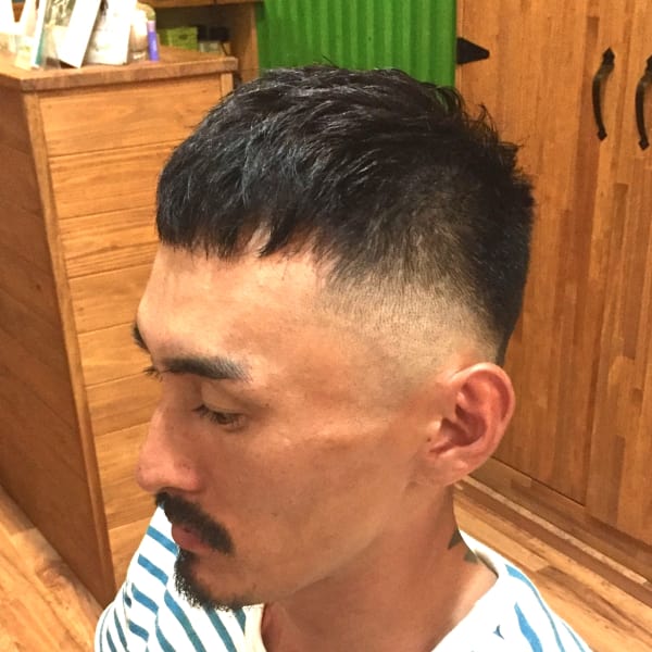 外国人風スキンフェード