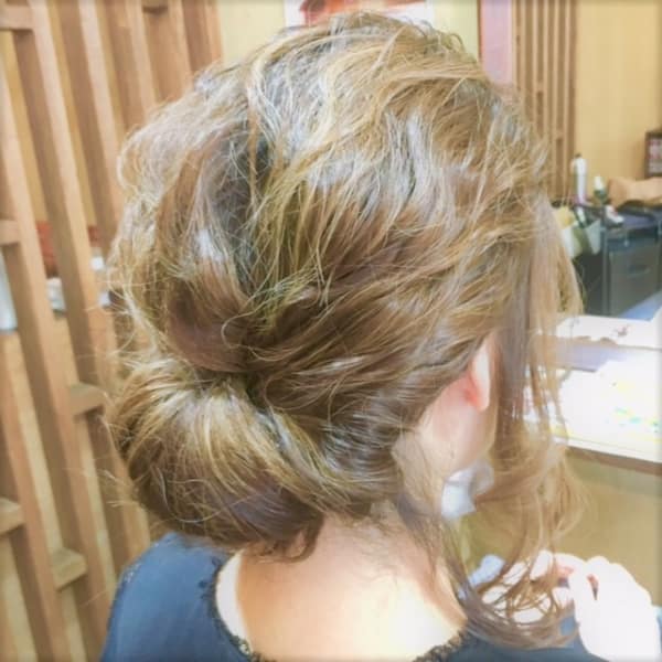 波ウェーブ　アップスタイル