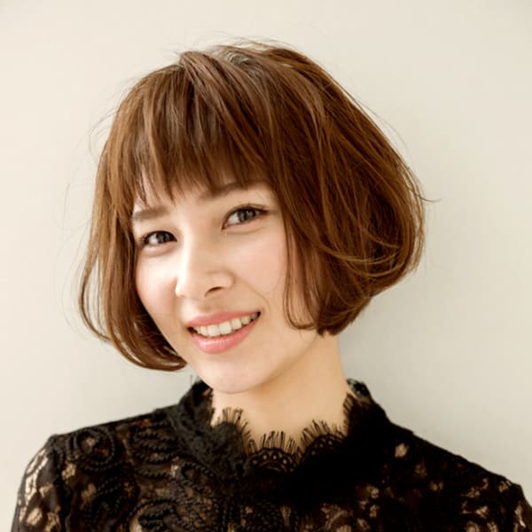 ふんわり大人ボブ