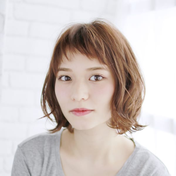 外ハネカールボブ|PRISM hair design