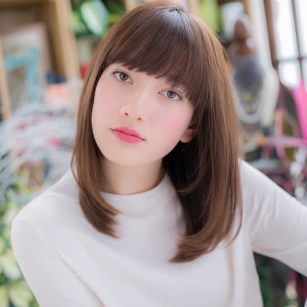 触れたくなるような ウルツヤストレート