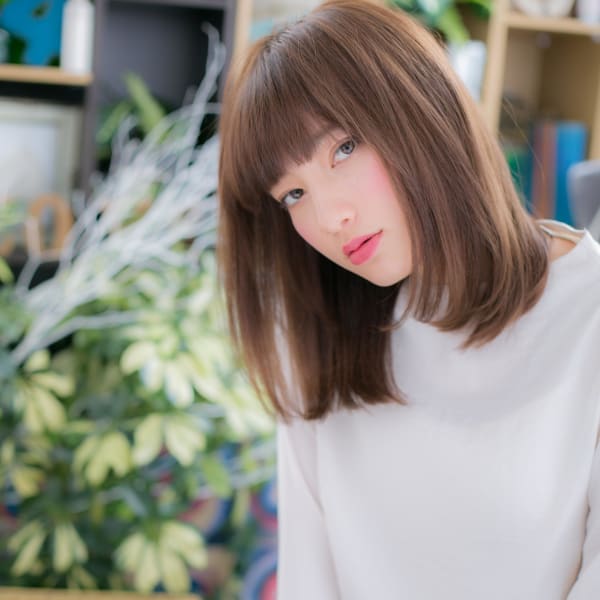 触れたくなるような ウルツヤストレート