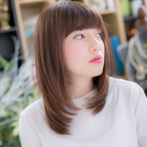 触れたくなるような ウルツヤストレート