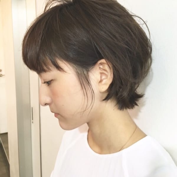 大人かわいいショートボブQue hair高橋