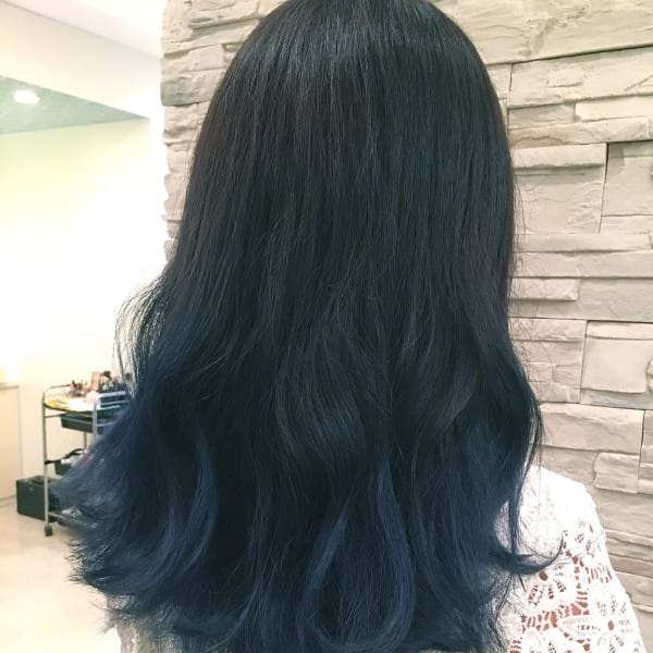 ブルーグレーグラデーション