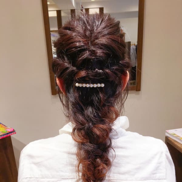 アレンジ ダウンスタイル