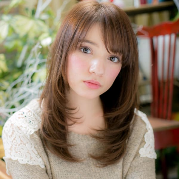 大人sweetな自然体セミディ