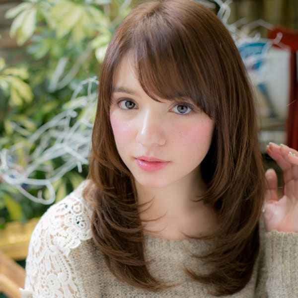 大人sweetな自然体セミディ