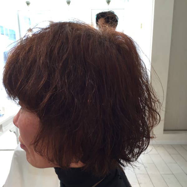 【オススメ順】50代～/パーマ/ボブ/ミディアムの髪型・ヘアスタイル 楽天ビューティ