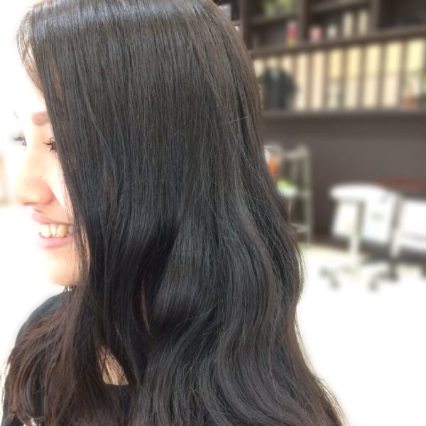 オススメ順 カット グラデーション 黒髪 ロングの髪型 ヘアスタイル