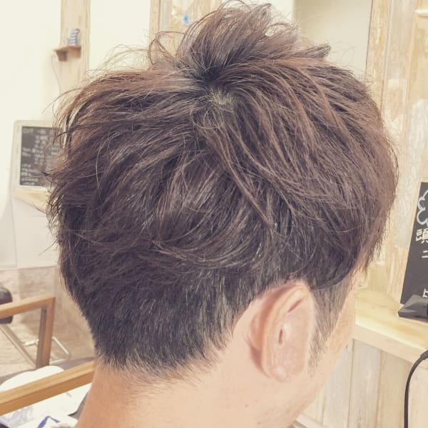 ツーブロック ショート