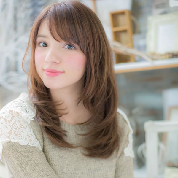 大人sweetな自然体セミディ