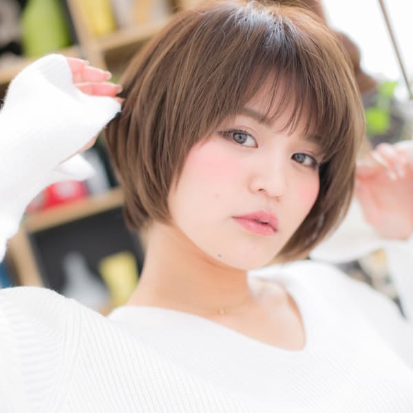 自然体の魅力♪万能ショートボブ